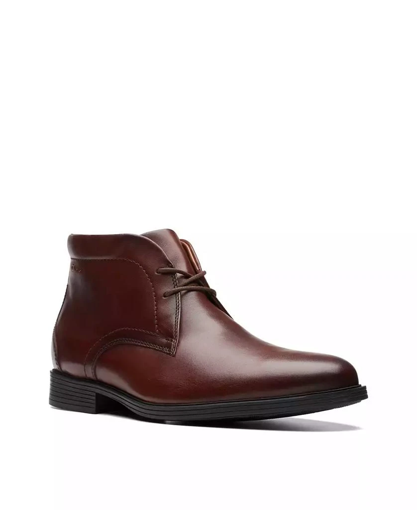 Clarks Men's Collection Whiddon Leather Mid Lace Up Boots 1