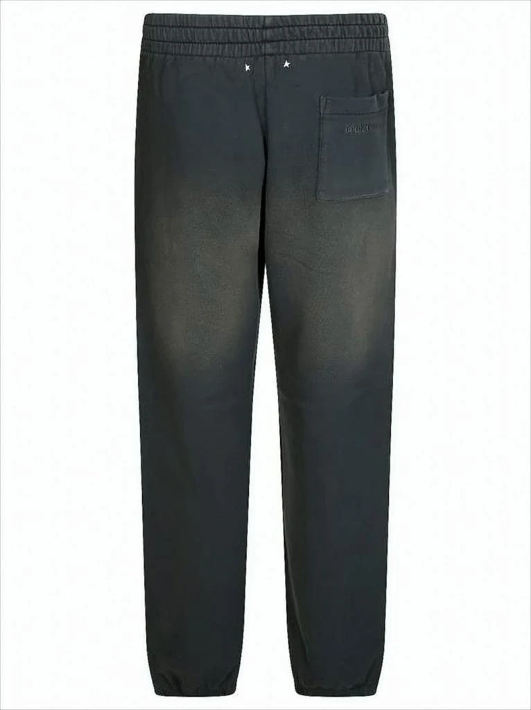 Golden Goose Vintage-Style Black Jogger Pants with Elastic Waistband 2