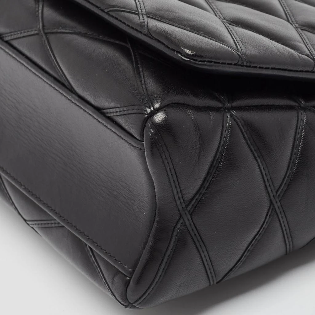 Louis Vuitton Louis Vuitton Black Leather Malletage GO-14 MM Bag 19