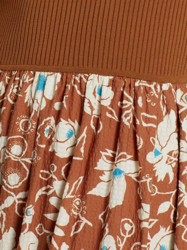 Tanya Taylor Halsey Mixed Media Maxi Dress 4