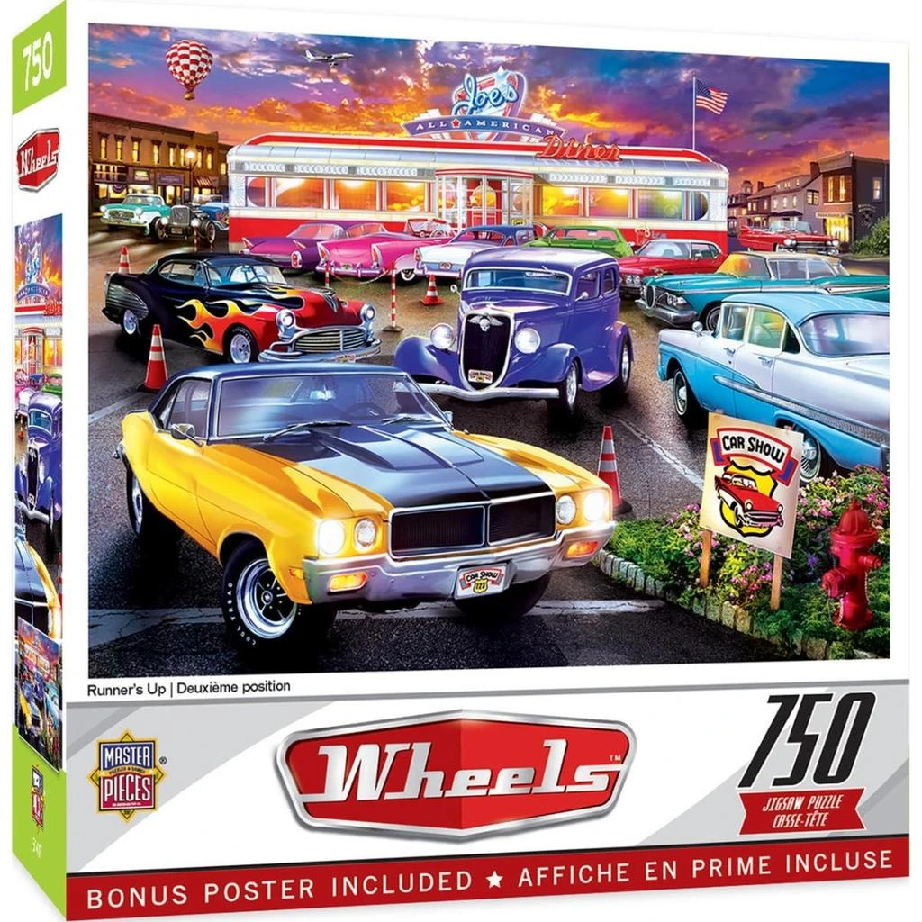 Masterpieces MasterPieces  Wheels Runners Up Puzzle 750 Piece 1