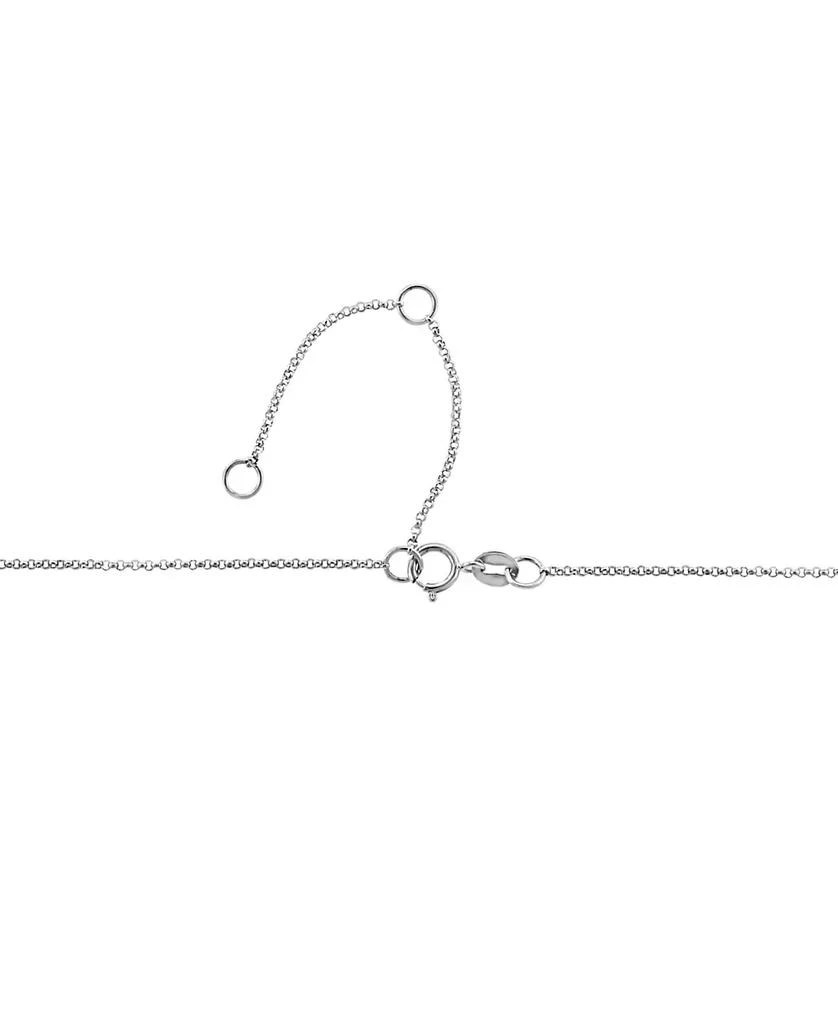 Effy EFFY® Cultured Freshwater Pearl (9mm) & Diamond (1/10 ct. t.w.) 18" Pendant Necklace in 14k White Gold 3