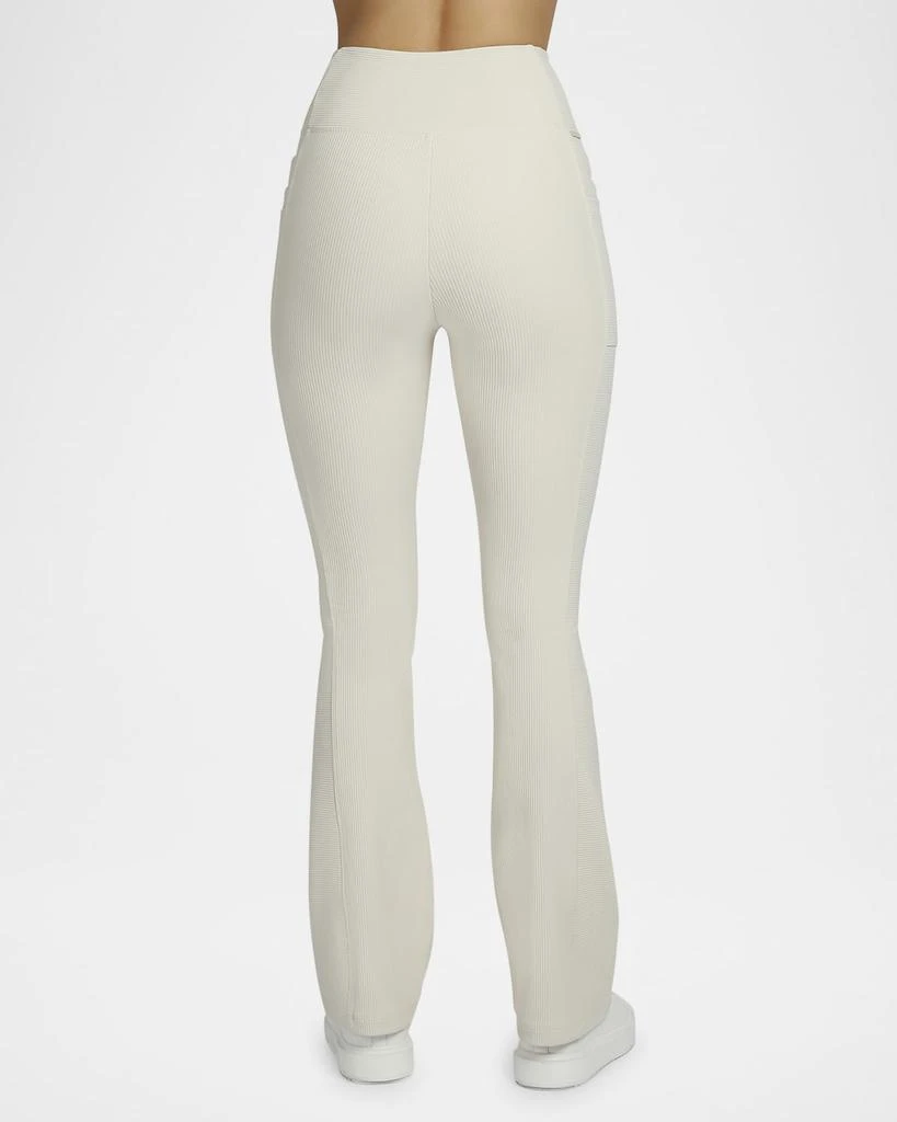 Blanc Noir Directional Rib Bootcut Pants 3