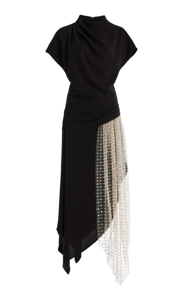blue dress for baby girl STAUD, Mini Phare Dress in Black, Size 6