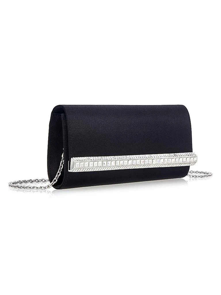 Judith Leiber Perry Satin & Crystal Clutch 3