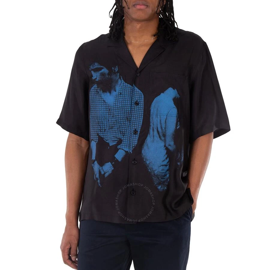 Burberry Mod-Print Silk Robias Shirt 2