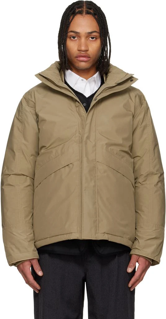 Nanamica Khaki GORE-TEX Short Down Jacket