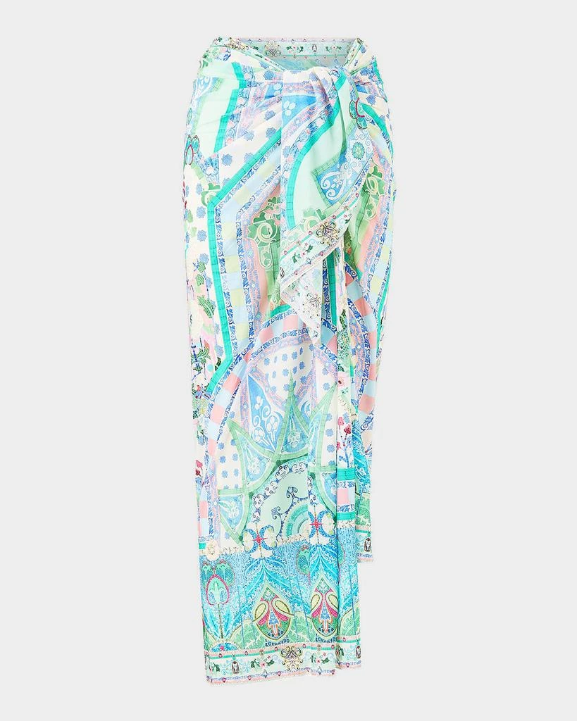 Camilla Midsummer Mosaics Multiwear Long Sarong Coverup