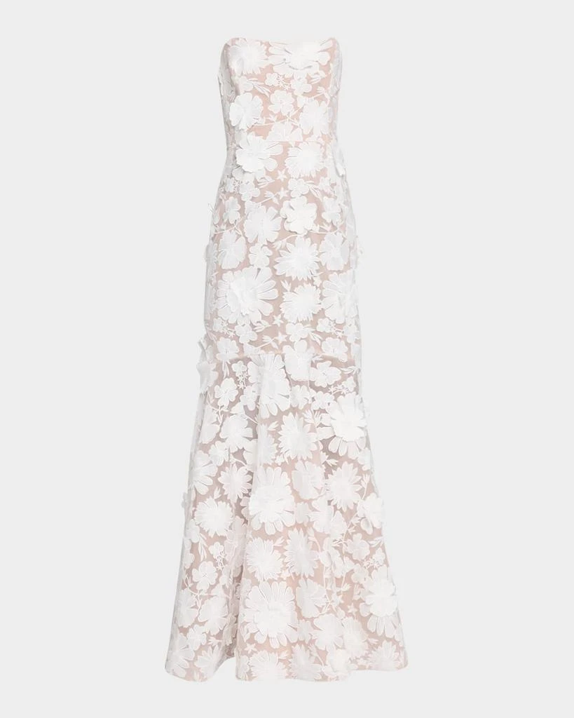 HELSI Jessica Strapless Embroidered Mermaid Gown 1