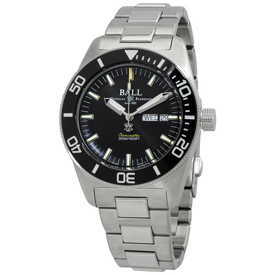 BALL Watch Engineer Master II Skindiver Heritage Automatic Black Dial Men's Watch DM3308A-SC-BK 1
