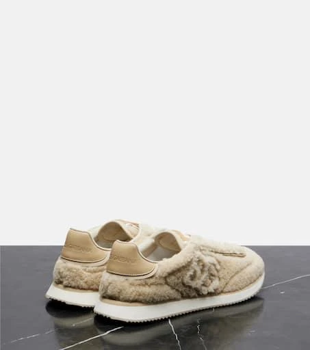 Dolce
Gabbana DG Cushion shearling sneakers 2