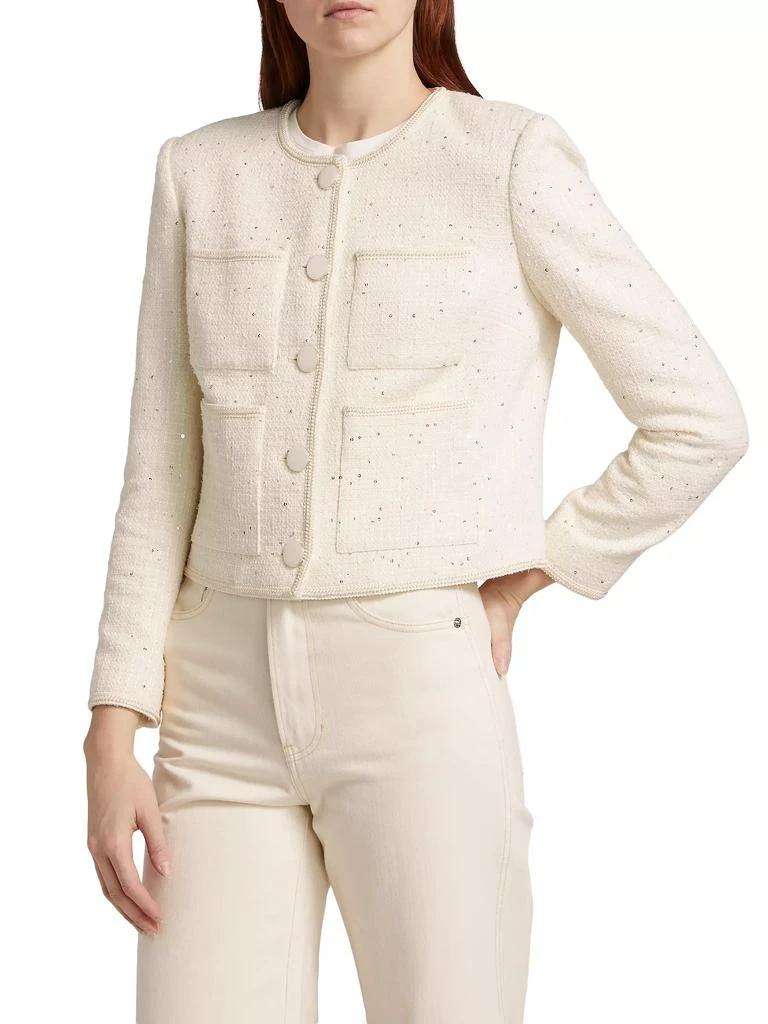 VERONICA BEARD Darla Tweed Jacket 4