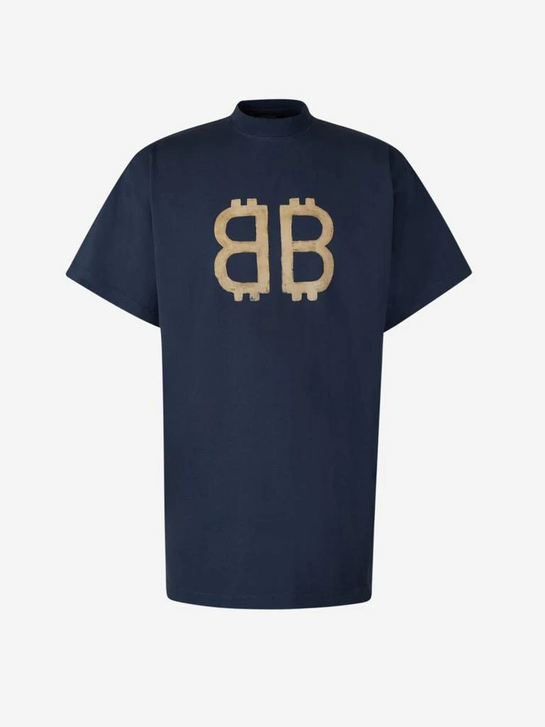 Balenciaga Balenciaga Oversize Logo T-Shirt 1