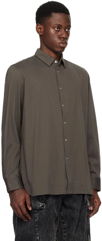 Omar Afridi Gray Button Shirt 2