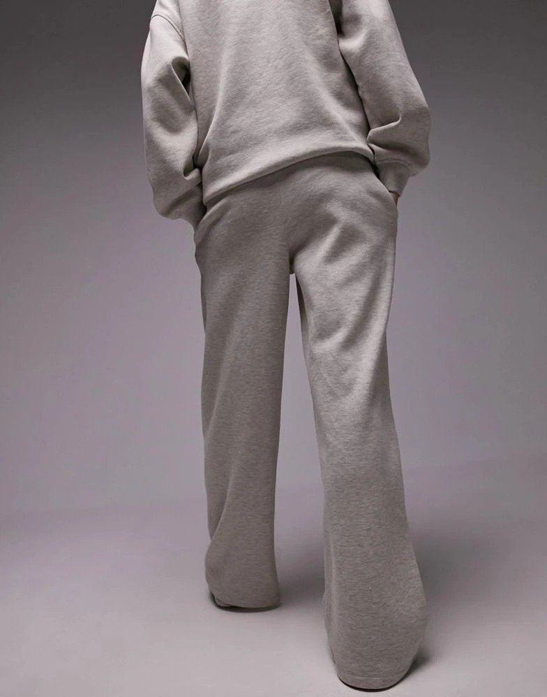 Topshop Topshop co-ord graphic Paris embroidered jogger in oat 4