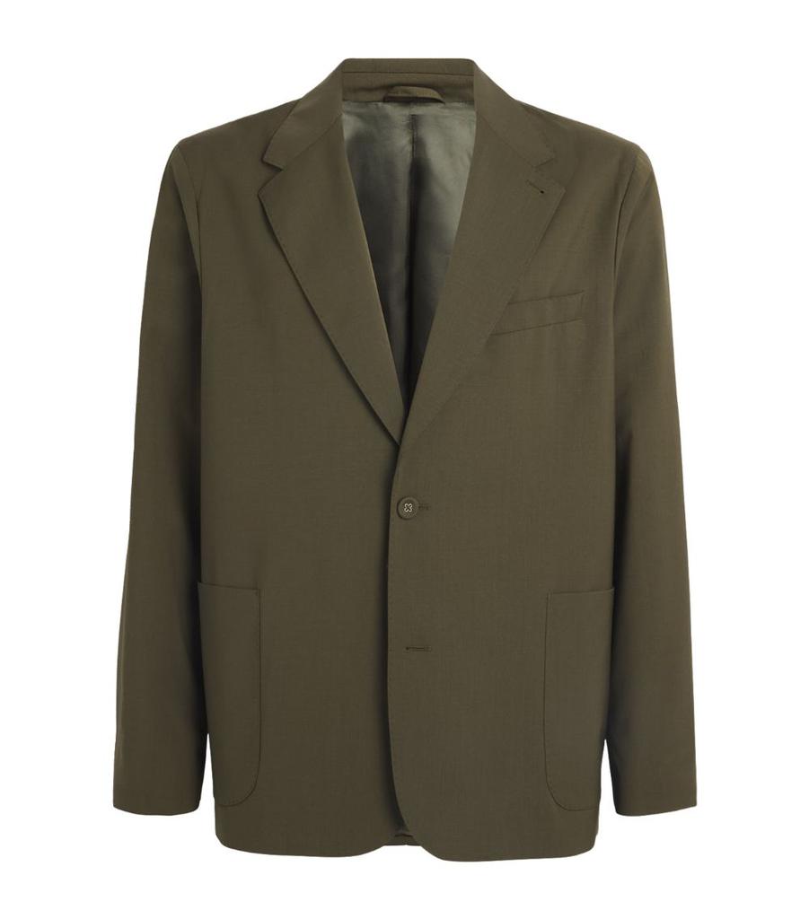 Officine Generale Virgin Wool Keanu Blazer