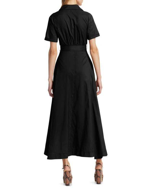 Staud Millie Belted Fit & Flare Shirtdress 2