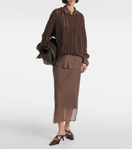 Brunello Cucinelli Monili leather mules 3