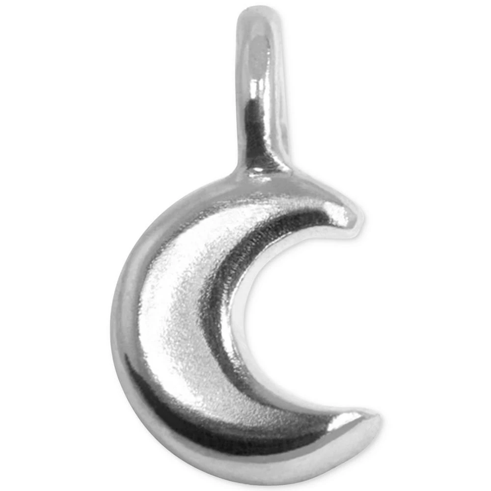 Alex Woo Mini Crescent Moon Charm in Sterling Silver 1