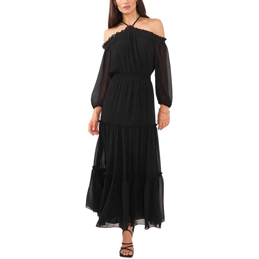 1. State Womens Off-The-Shoulder Tea-Length Maxi Dress 3