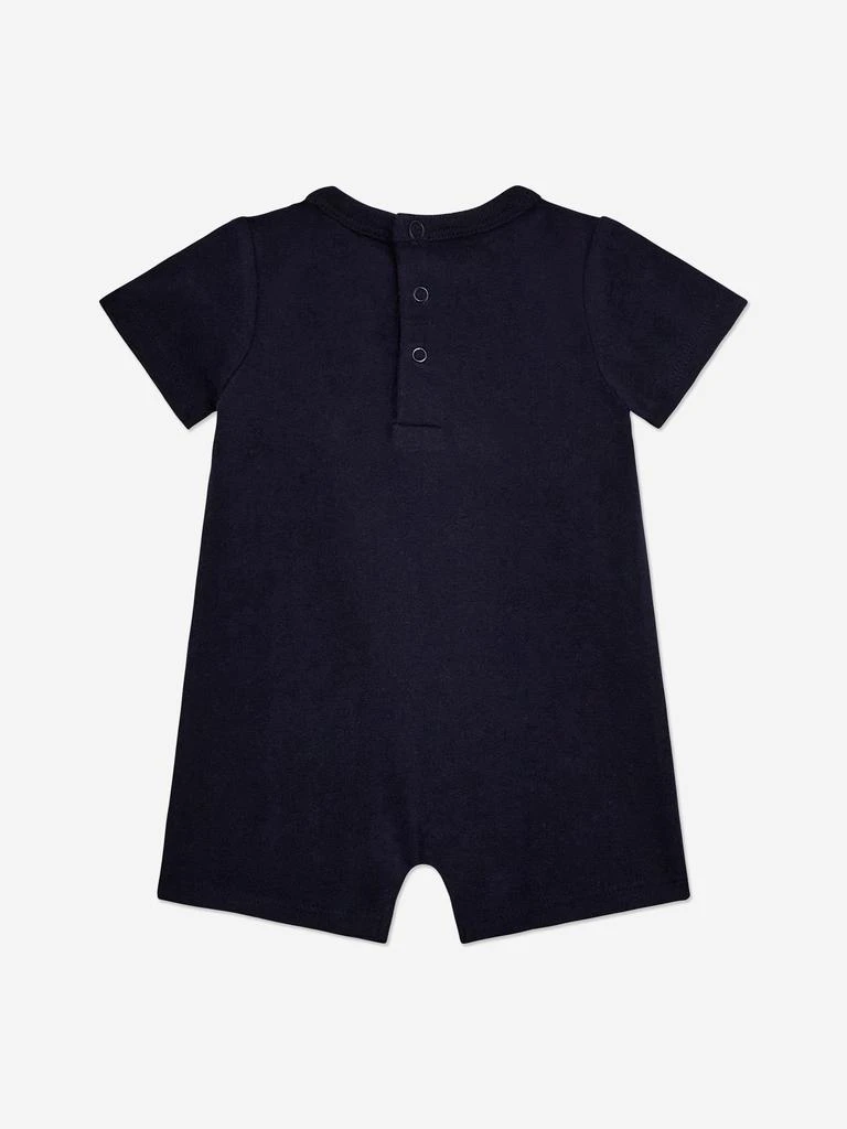 GUESS Baby Boys Logo Romper in Navy 2