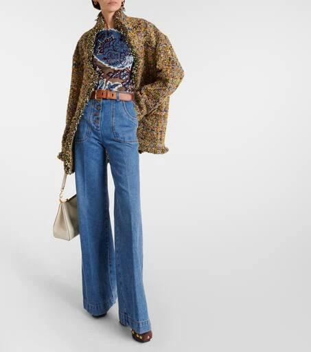 ETRO High-rise flared jeans 2