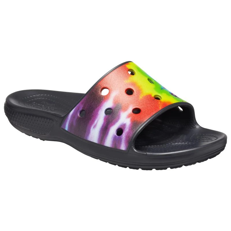 Crocs Crocs Tie-Dye Graphic Slides - Men's 1