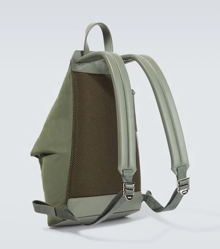 Loewe Convertible leather-trimmed backpack  4