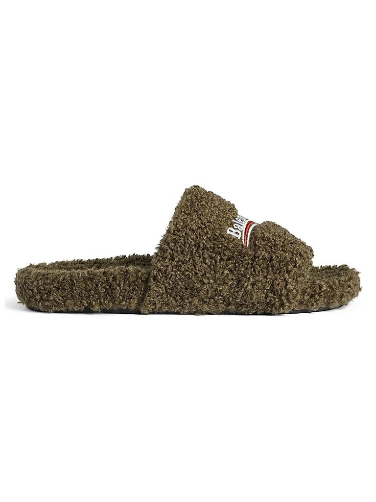 Balenciaga Furry Slide Sandals 1