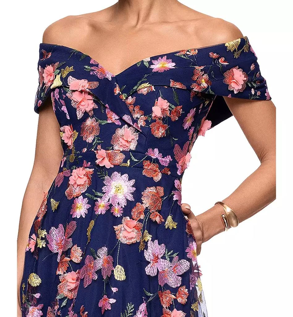 Women's Off-The-Shoulder Embroidered Floral Dress  On Sale Now with Up to  65% Off | Discover Exclusive Deals & Savings at BeyondStyle  Authentic XSCAPE  dress|women's fashion|dresses with Limited-Time Discounts, Free Shipping,