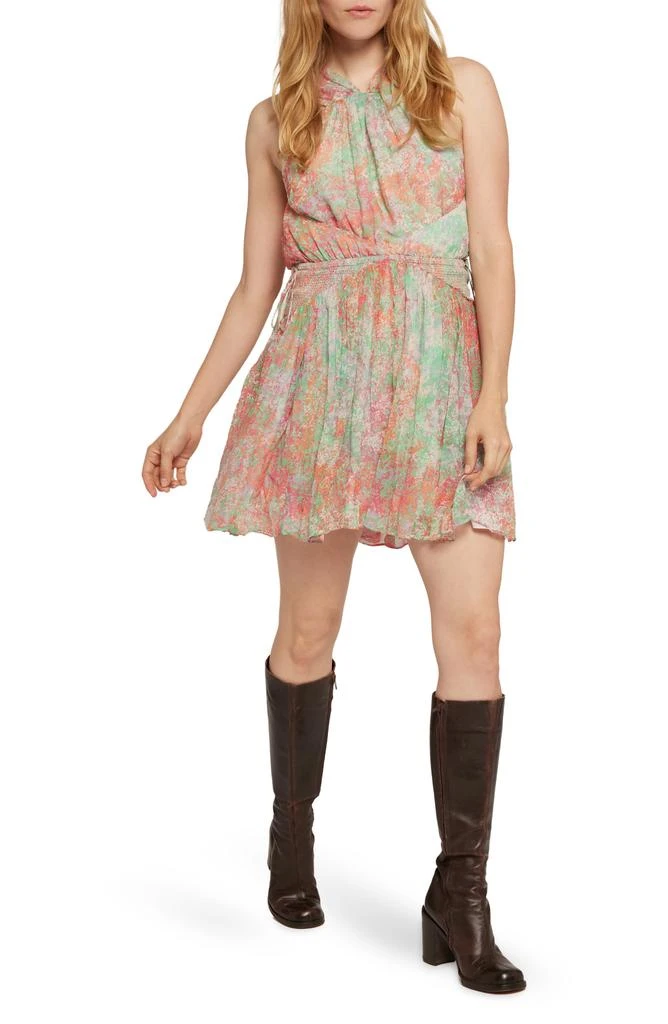 Joie Thya Print Silk Minidress 1