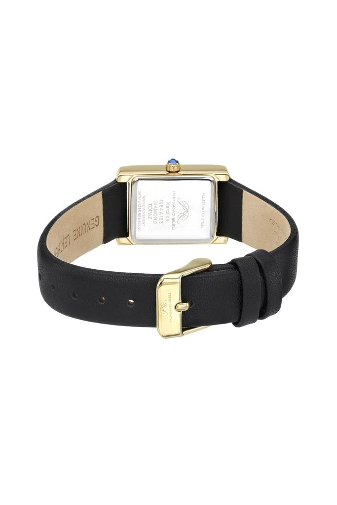Porsamo Bleu Karolina Women's Diamond Watch with Topaz Set Bezel, 1084AKAL 3