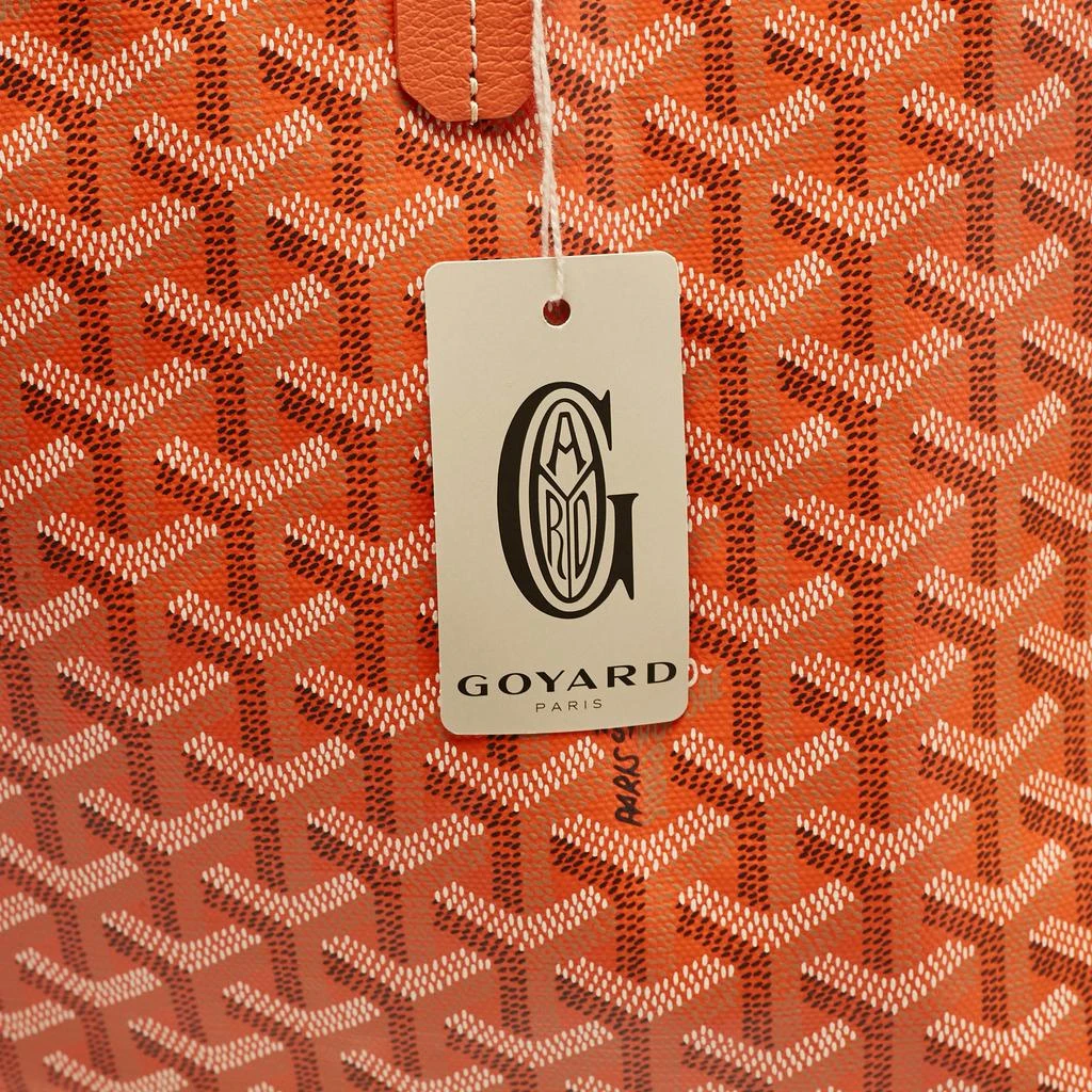 Goyard Goyard Orange Goyardine Coated Canvas and Leather Saint Louis PM Tote 6