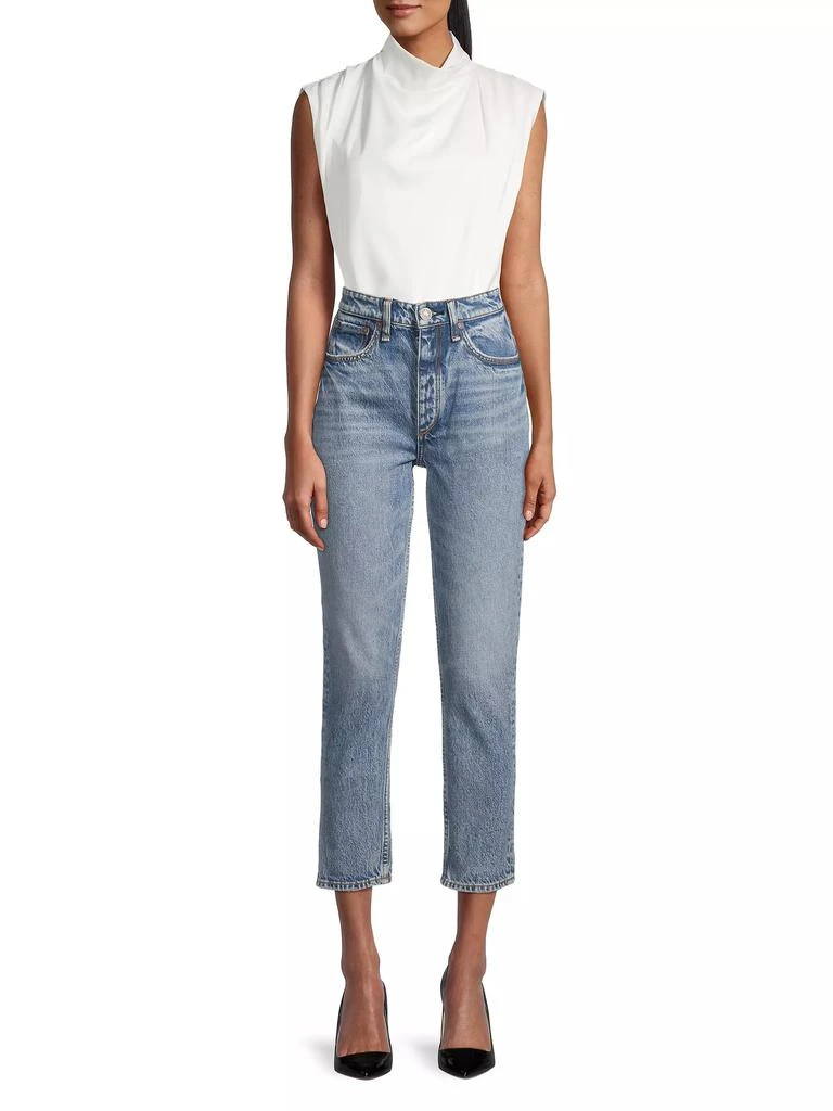 Modern Citizen Allegra Sleeveless Draped Blouse 2
