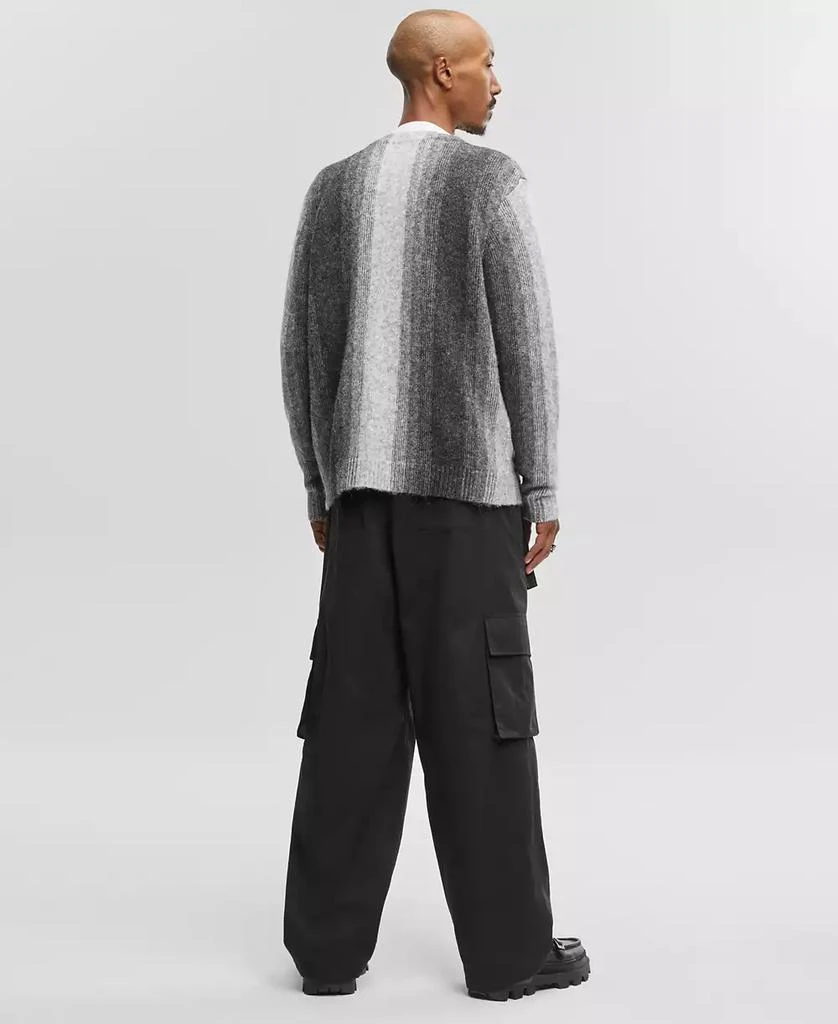 Mode of One Men's Long-Sleeve Relaxed-Fit Stripe Cardigan, Created for Macy's 2