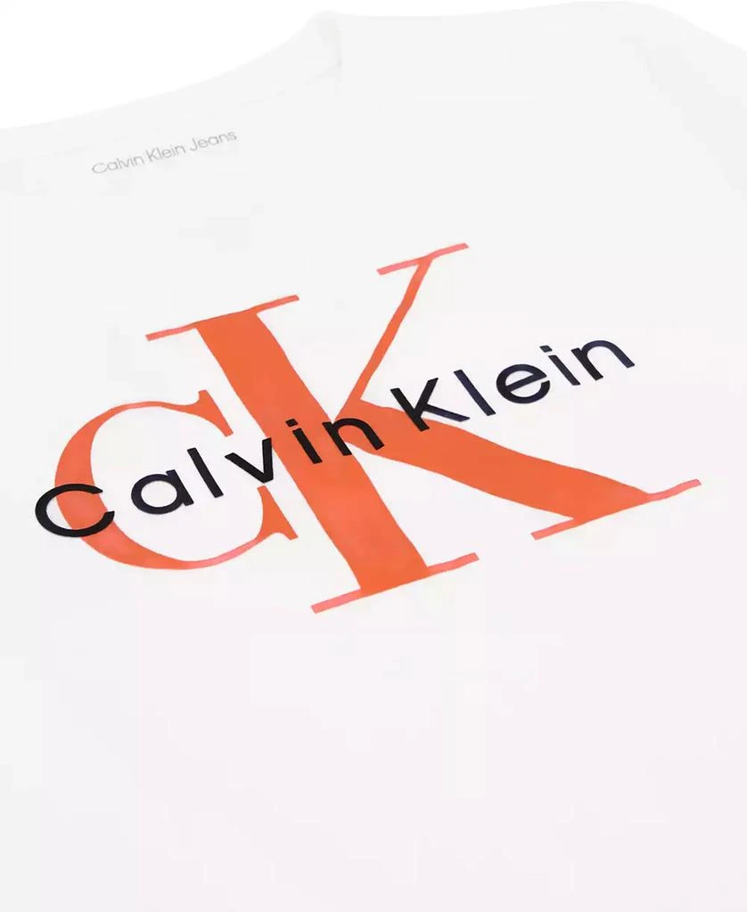 Calvin Klein Boys' 8-20 Monologo Crewneck T-Shirt 5