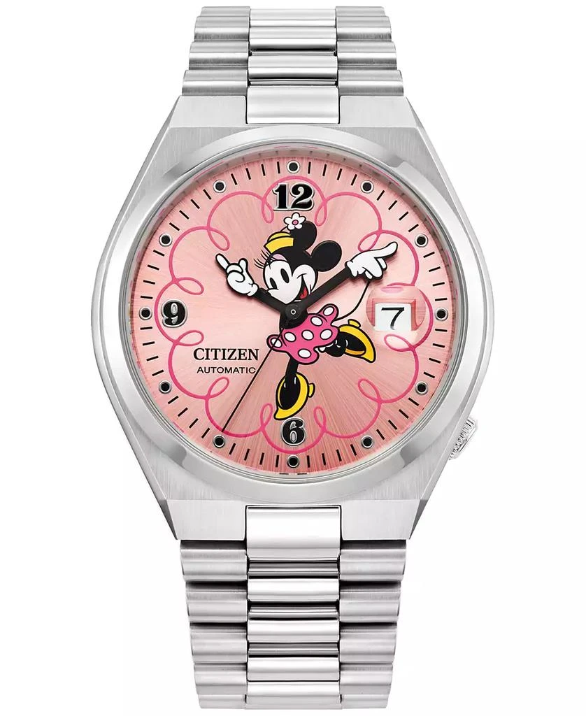 Citizen Men's Automatic Disney Minnie Mouse Stainless Steel Bracelet Watch 40mm 1