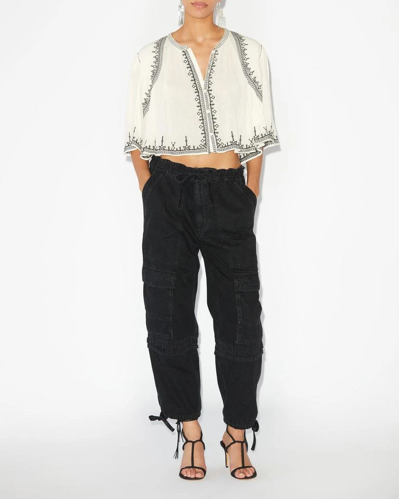MARANT ÉTOILE MARANT ÉTOILE, PERKINS TOP - Women - White - 36 1