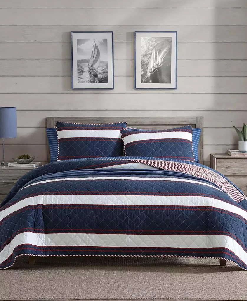 Nautica Wesley Reversible 2 Piece Quilt Set 1