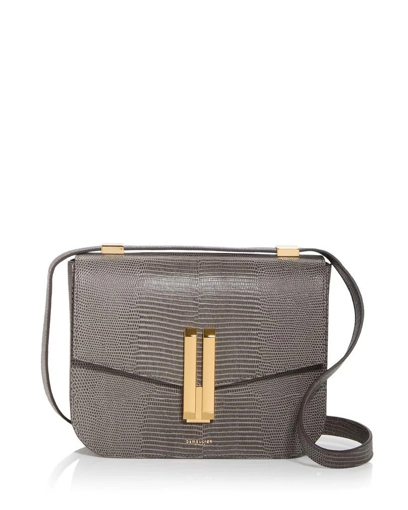 Demellier Vancouver Embossed Leather Crossbody Bag 1