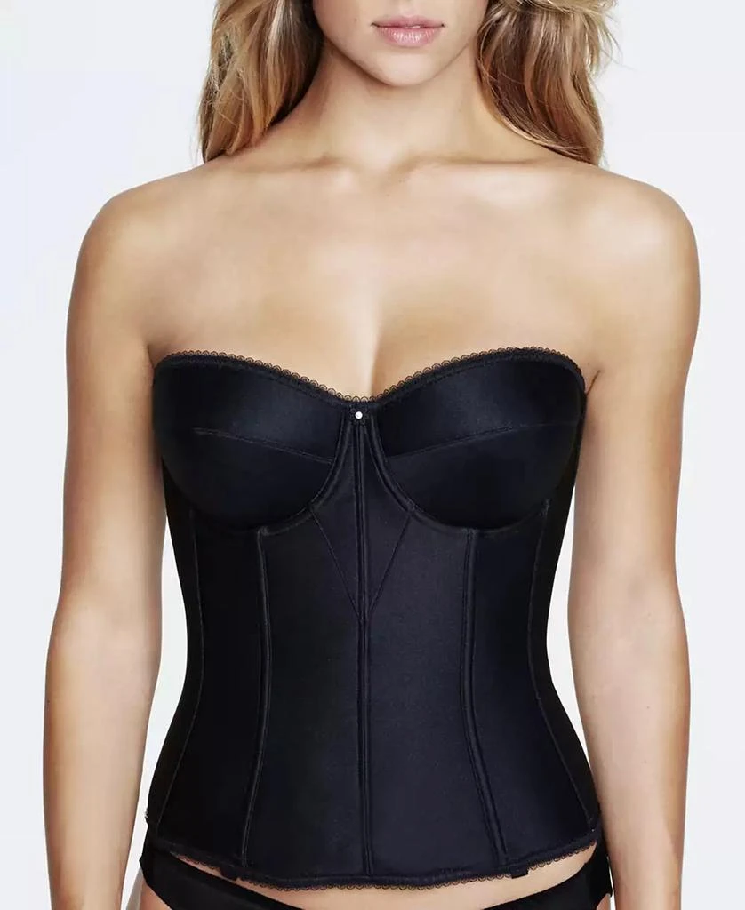 Dominique Juliette Satin Corset Strapless Longline 89 3
