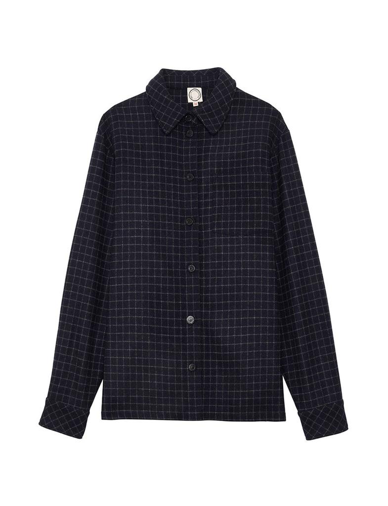 INES DE LA FRESSANGE Cassia blue overshirt