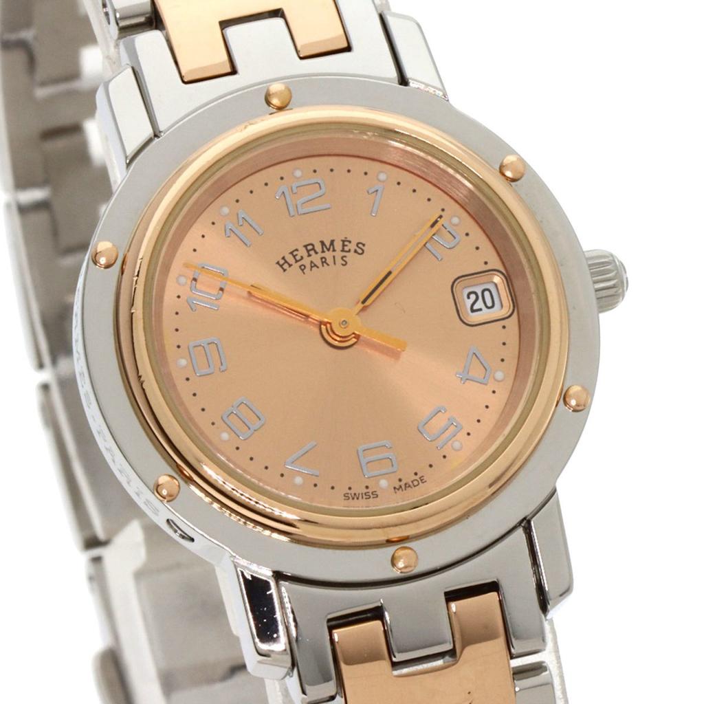 Hermes Stainless Steel Wristwatch (Pre-Owned)