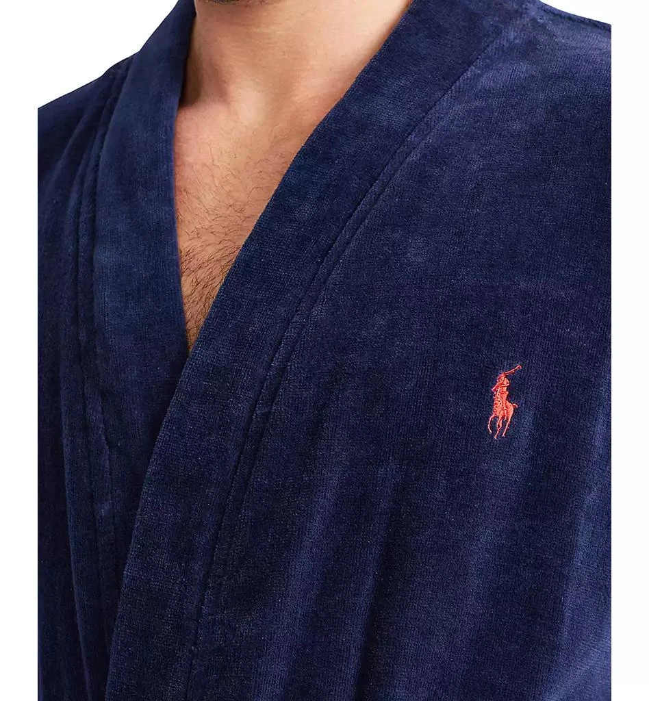 Polo Ralph Lauren Men's Sleepwear Soft Cotton Kimono Velour Robe 4