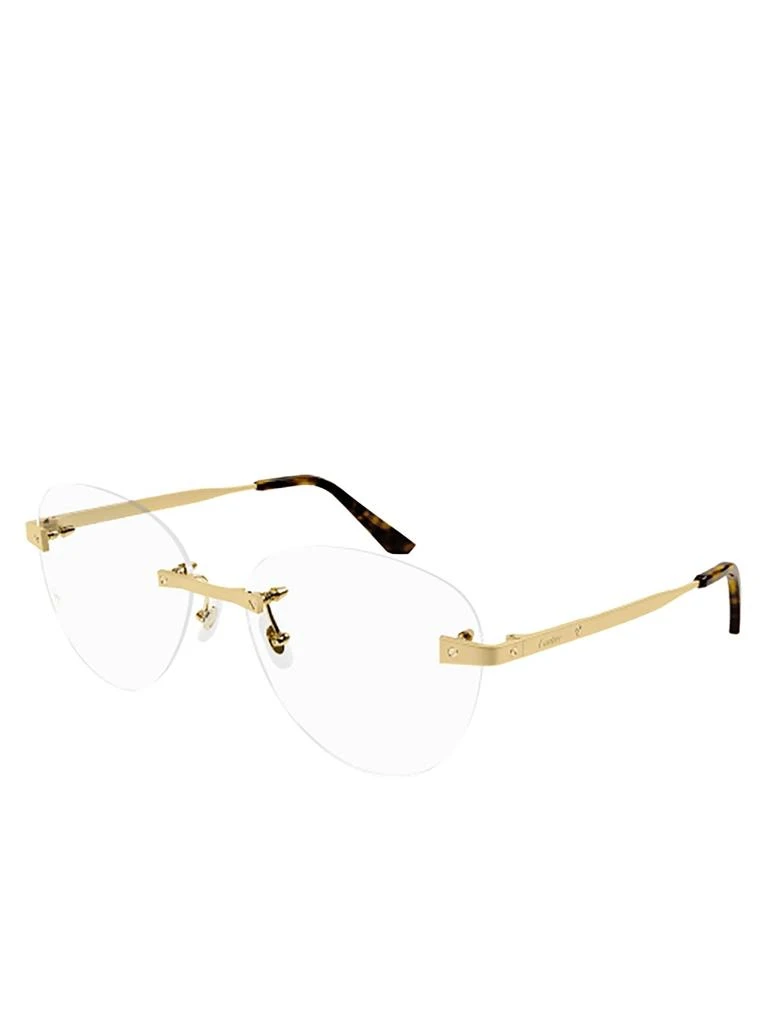 Cartier Cartier Oval Rimless Glasses 2