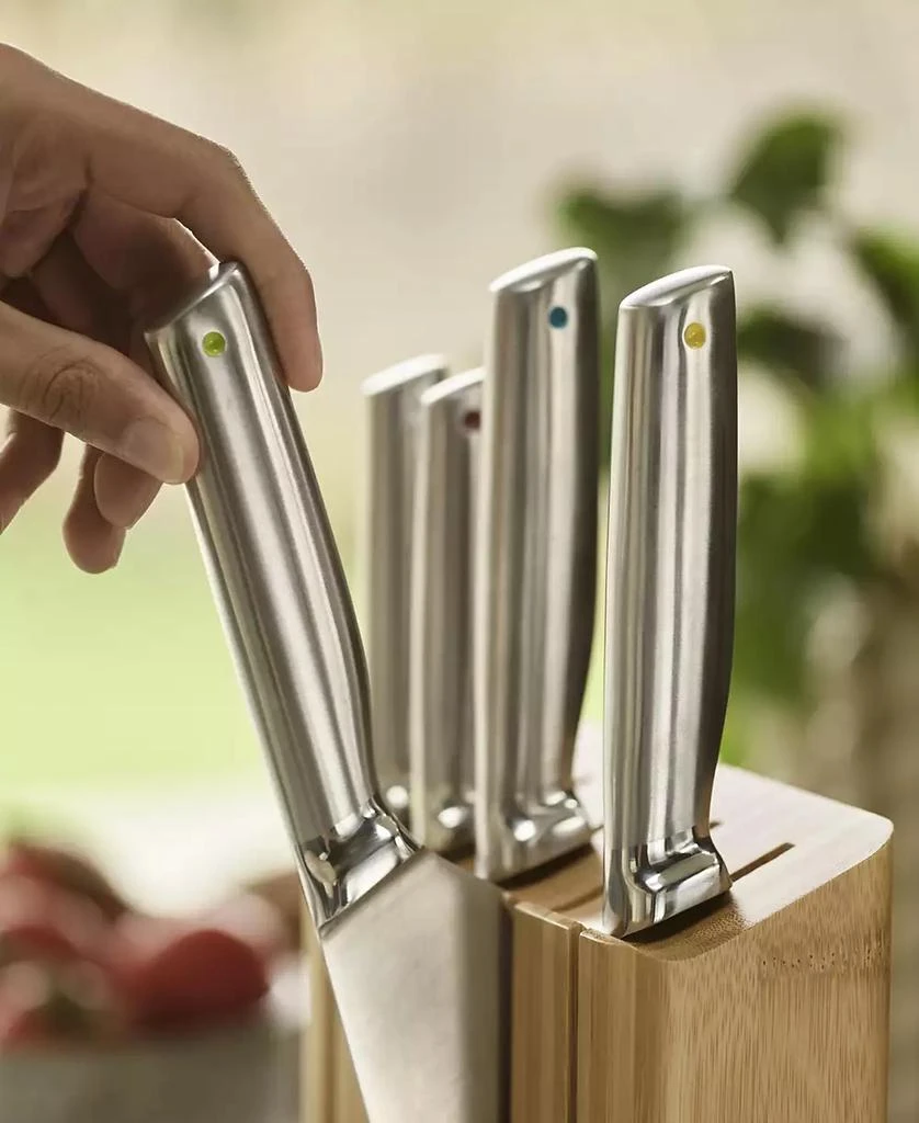 Joseph Joseph Elevate Steel Knives Bamboo 5-Piece Knife Block Set 3