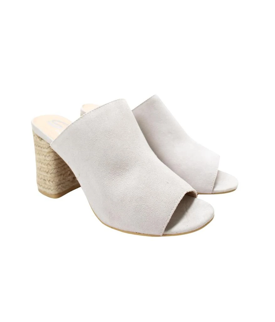 Sbicca Women's Helena Heeled Sandal In Ice Suede 1