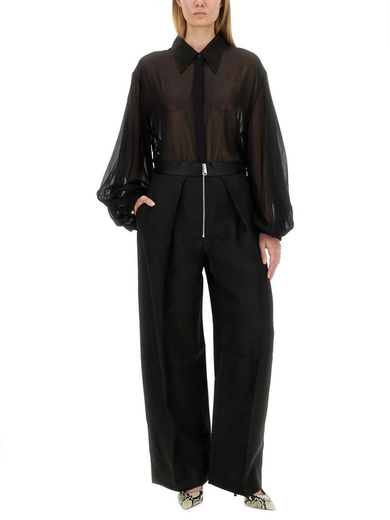 Khaite Khaite Long-Sleeved Sheer Top 3