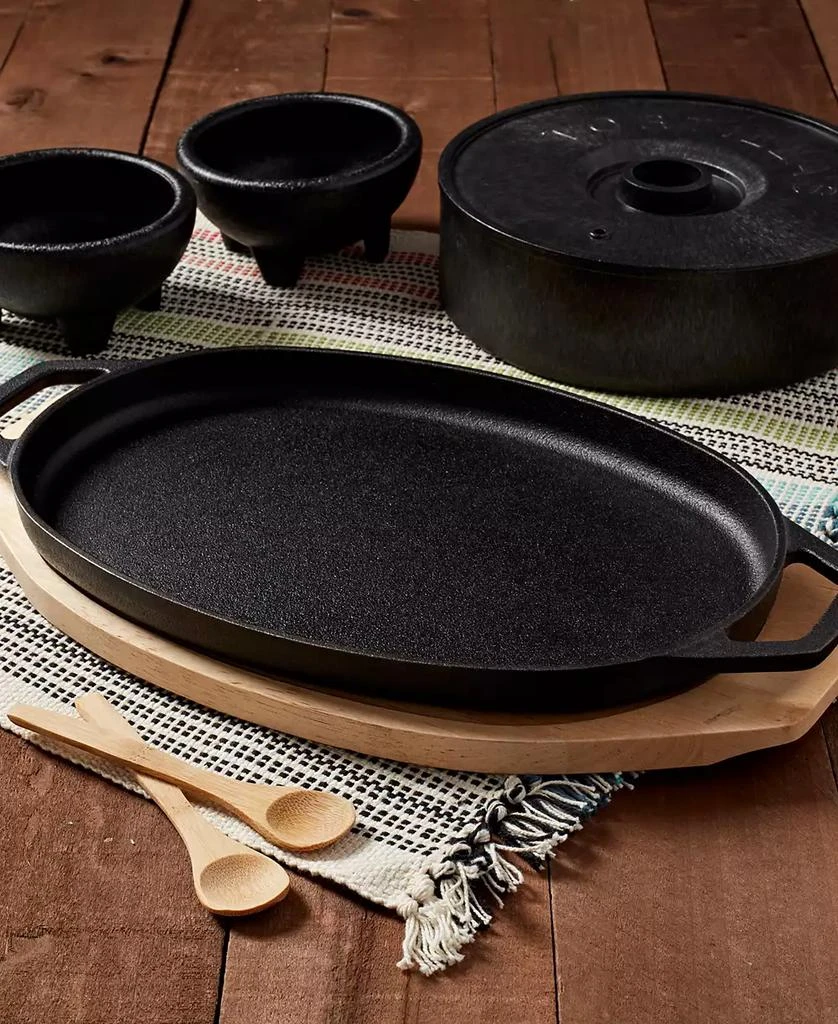 INFUSE Latin Cast Iron 8 Piece Fajita Set 7