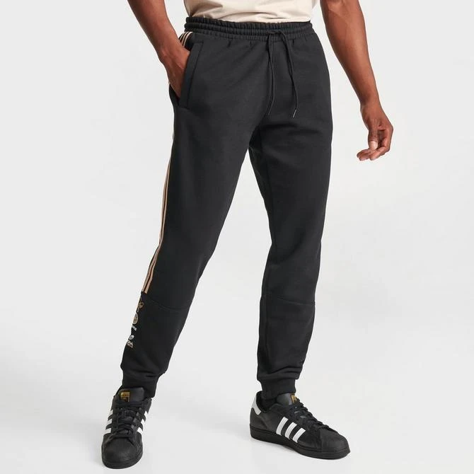 ADIDAS Men's adidas Originals Sticker Fleece Jogger Pants 5